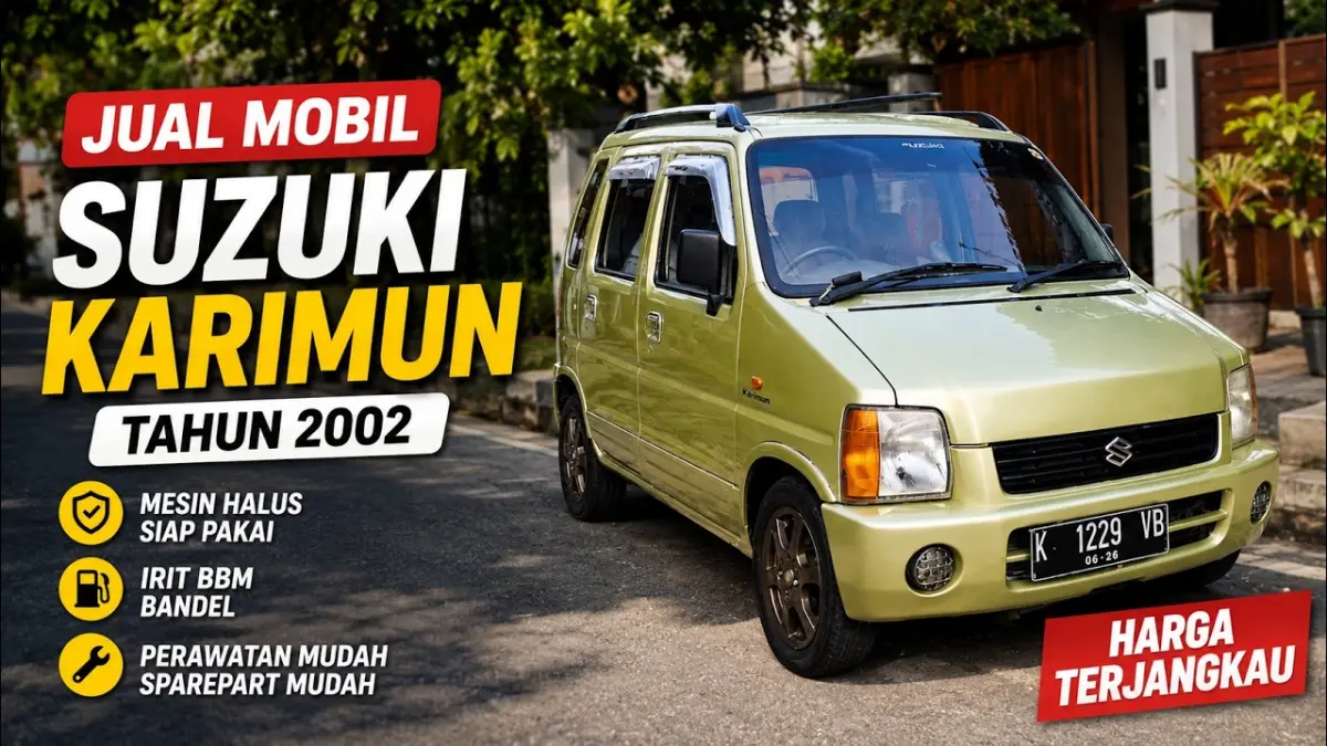 Suzuki Karimun Kotak 2002 dijual Rp45 juta. Pajak hidup, mesin sehat, bodi rapi, diklaim bebas bekas tabrakan dan cocok untuk mobil harian. (Youtube. com)