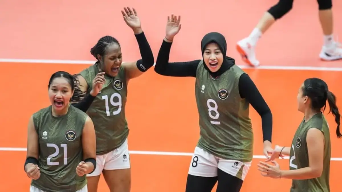 Timnas voli putri Indonesia vs Korea Selatan akan menjalani tiga laga persahabatan pada Juli 2026. Simak jadwal lengkap, daftar pemain, dan jam pertandingan (Pinterest).