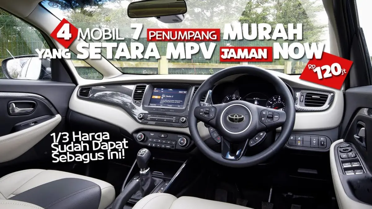 Beli mobil keluarga tak harus mahal! Simak rekomendasi 4 mobil MPV bekas 100 jutaan terbaik yang mewah, nyaman, dan tangguh mulai Innova hingga Cortez.