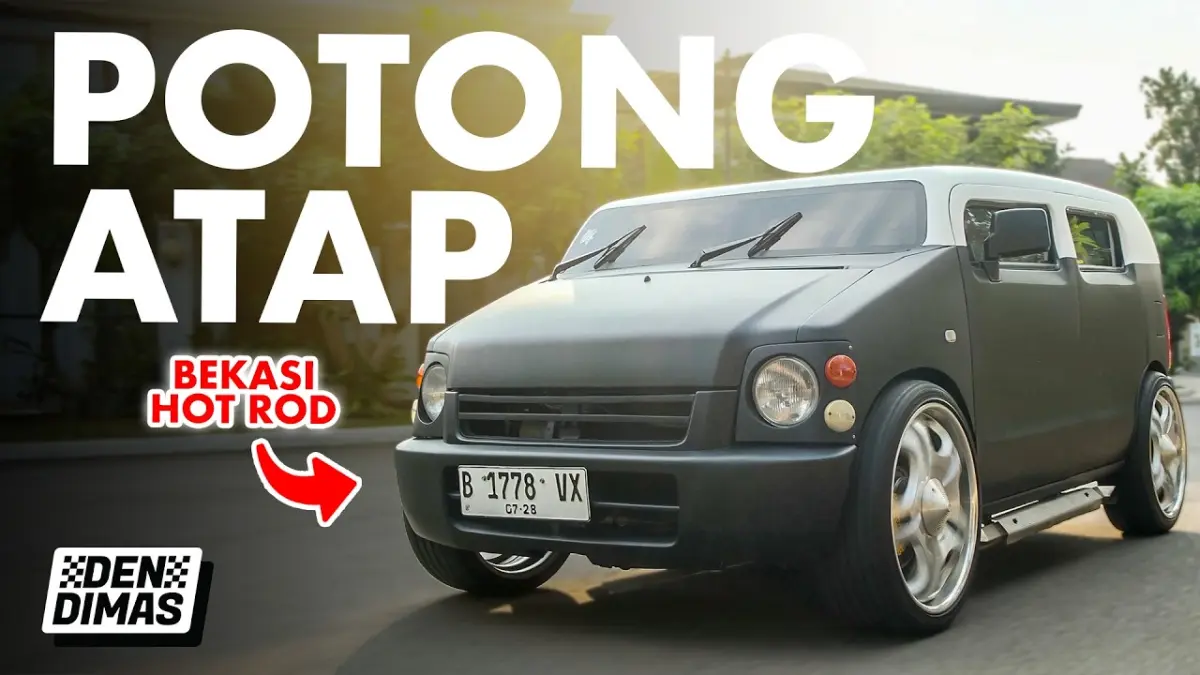 Inspirasi ekstrem modifikasi Karimun Kotak hot rod milik Diego Noxa. Intip rahasia potong atap chop top, pintu suicide, hingga nekat pasang velg ring 20!