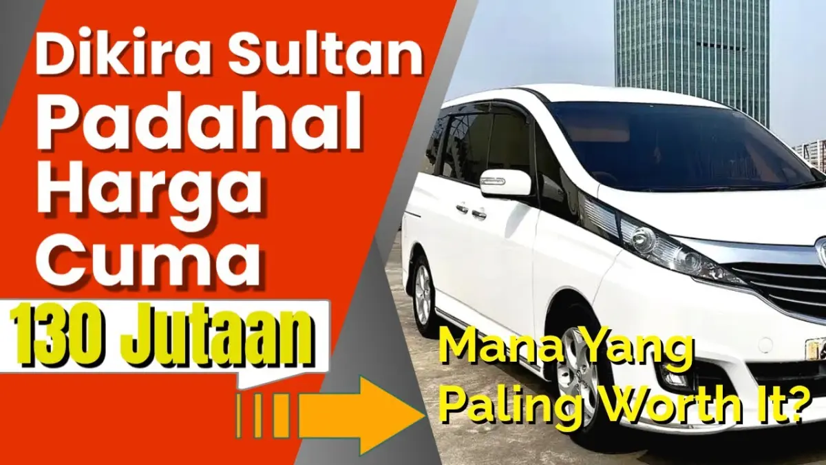 Mau mobil keluarga mewah budget mepet? Cek rekomendasi 4 mobil MPV bekas 100 jutaan terbaik, mulai dari Innova, Odyssey, hingga Biante yang super nyaman.