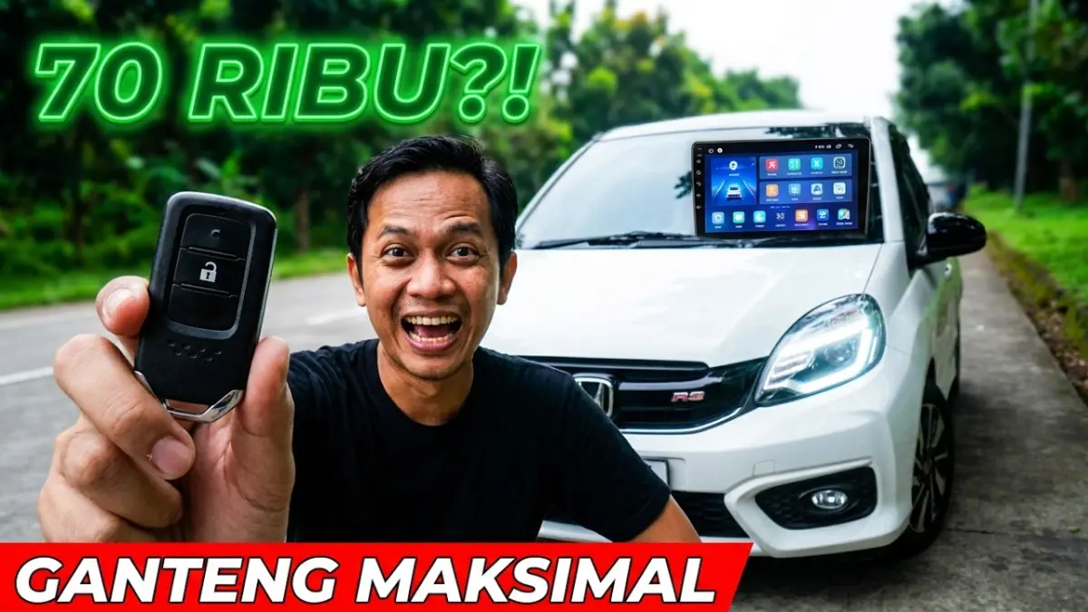 Mau modifikasi Honda Brio harian yang aman buat keluarga? Intip inspirasi upgrade minimalis ala tipe RS pakai foglamp canggih dan head unit Android.