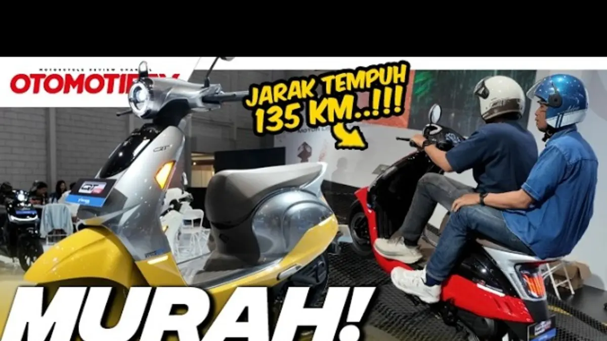 Motor listrik Indomobil Cutie meluncur di IMS 2026 dengan harga mulai Rp15 juta, baterai lithium tanpa sewa, dan jarak tempuh hingga 135 km. (Youtube. com)
