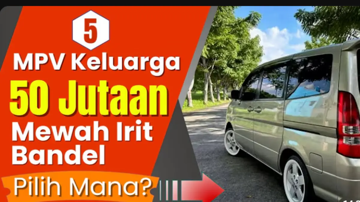 MPV bekas Rp50 jutaan terbaik 2026, mulai Daihatsu Xenia, Toyota Kijang Kapsul, Suzuki APV, Nissan Serena hingga Hyundai Trajet yang nyaman dan tangguh (Pinterest).