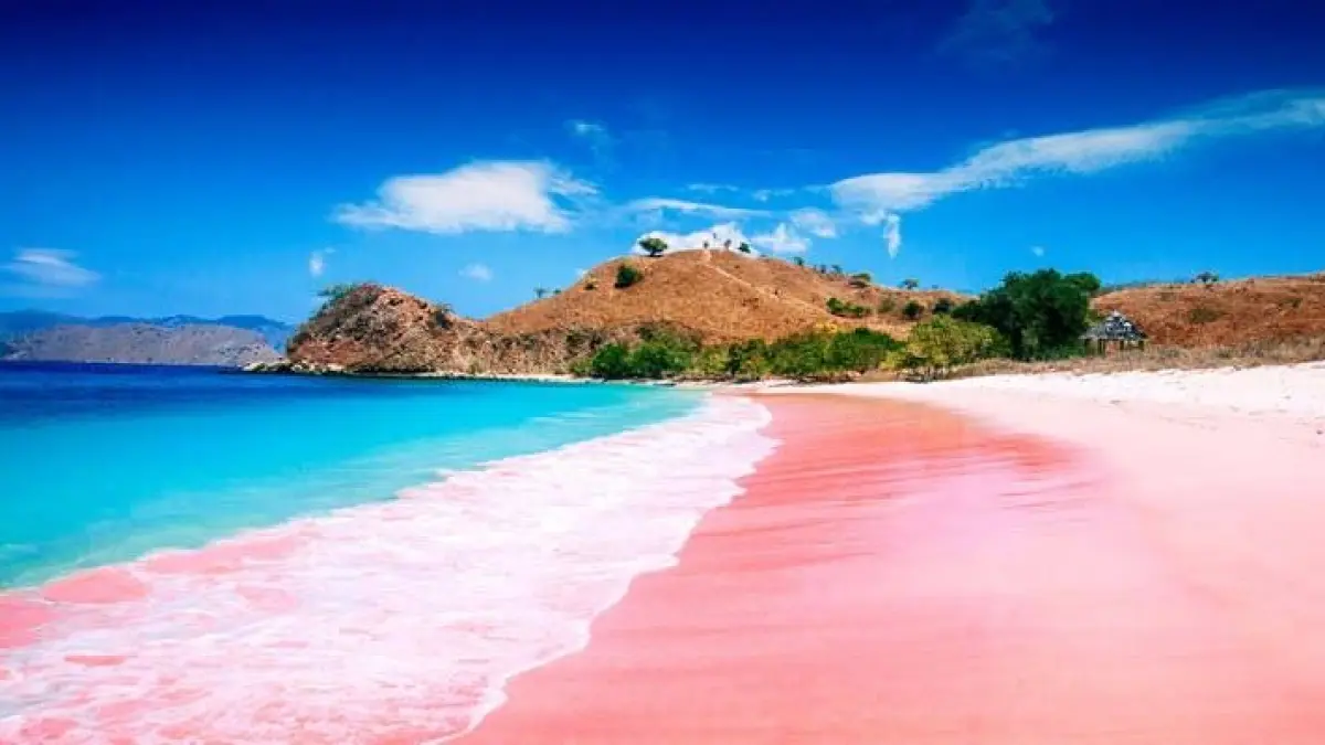 10 pantai terindah di Indonesia wajib masuk daftar liburan Anda. Pantai Pink Komodo, Nihiwatu, Raja Ampat hingga Kelingking menawarkan panorama luar biasa (Pinterest).