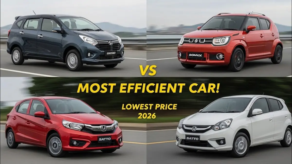 Cari mobil murah paling irit BBM di tahun 2026? Ini 4 rekomendasi mobil keluarga dan city car terbaik yang super hemat bensin dan murah perawatan. Cek di sini!