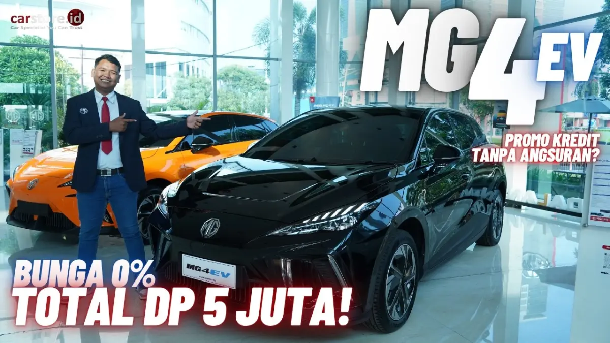 Diskon MG4 EV tembus ratusan juta. Harga mulai Rp289 jutaan, DP Rp5 juta, bunga 0 persen, jarak tempuh 425 km dan pajak super murah. (Youtube. com)