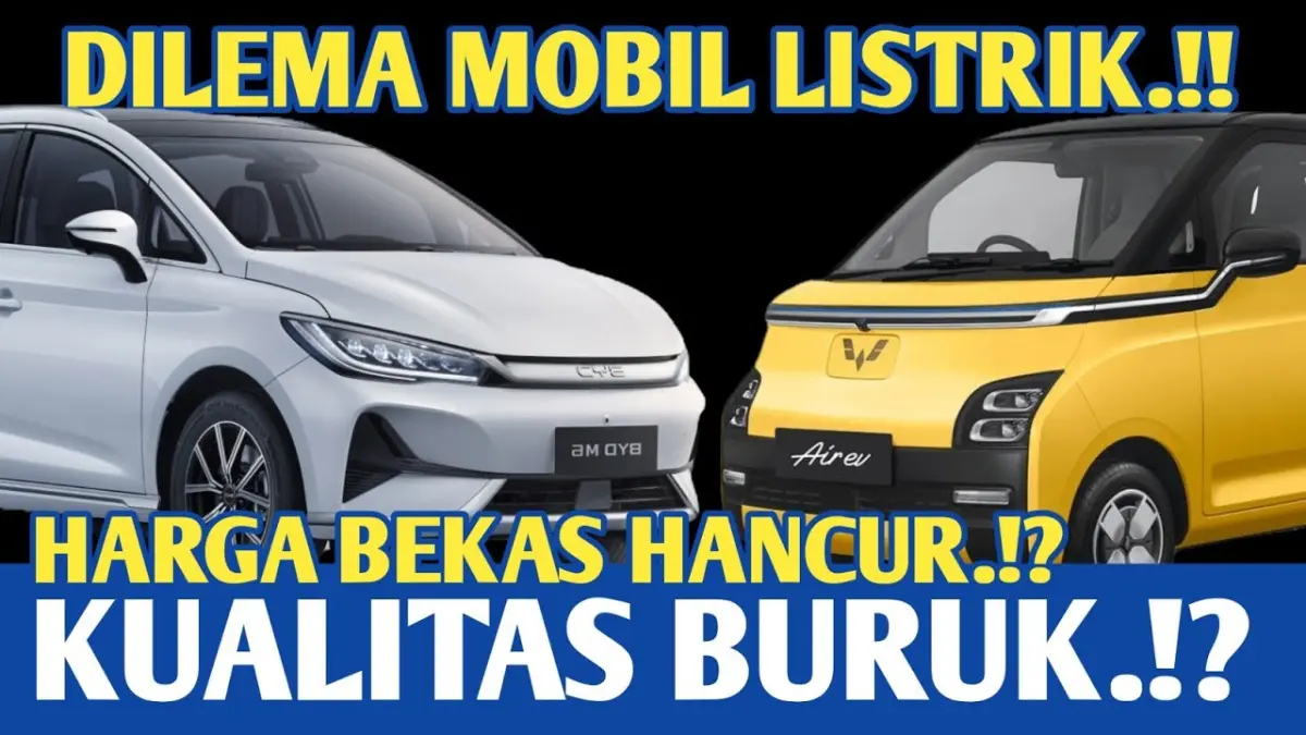 Mobil listrik bekas kini makin murah. Wuling Air EV Rp95 juta, Hyundai Ioniq hingga BYD M6 ikut turun harga. Simak daftar dan alasannya. (Youtube. com)