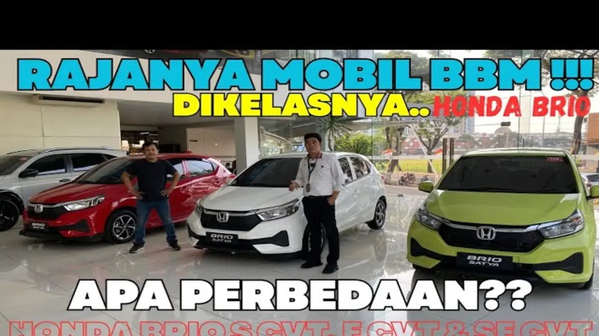 Honda Brio 2026 hadir dalam varian S, E, dan Special Edition. Simak perbedaan fitur, harga, DP mulai Rp15 jutaan, hingga program kredit. (Youtube. com)