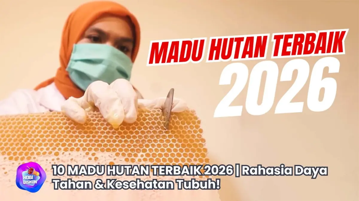Madu hutan terbaik 2026 hadir dalam 10 rekomendasi dengan harga mulai Rp15 ribuan hingga Rp1,8 jutaan, lengkap dengan keunggulan tiap produk. (Youtube. com)