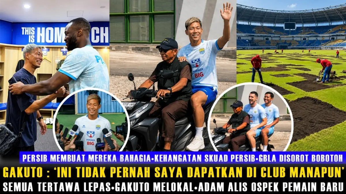 Persib Bandung 2026 bersiap hadapi empat kompetisi. Pelatih Igor Tolik kritik fasilitas latihan, sementara pemain asing baru Gakuto Notsuda langsung melokal!