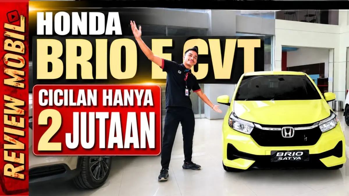 Promo Honda Juli 2026 menghadirkan DP ringan untuk Brio, HR-V Hybrid, WR-V, dan BR-V lengkap dengan diskon besar, bonus, serta bunga 0 persen. (Youtube. com)