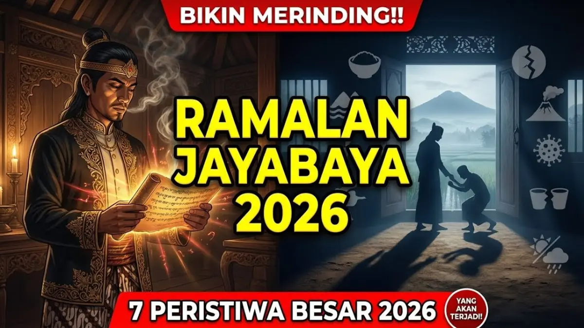 Ramalan Jayabaya 2026 mengulas tujuh peristiwa besar, mulai dari krisis ekonomi, bencana alam, konflik sosial, hingga kebangkitan spiritual menurut Jangka Jayabaya (Pinterest).