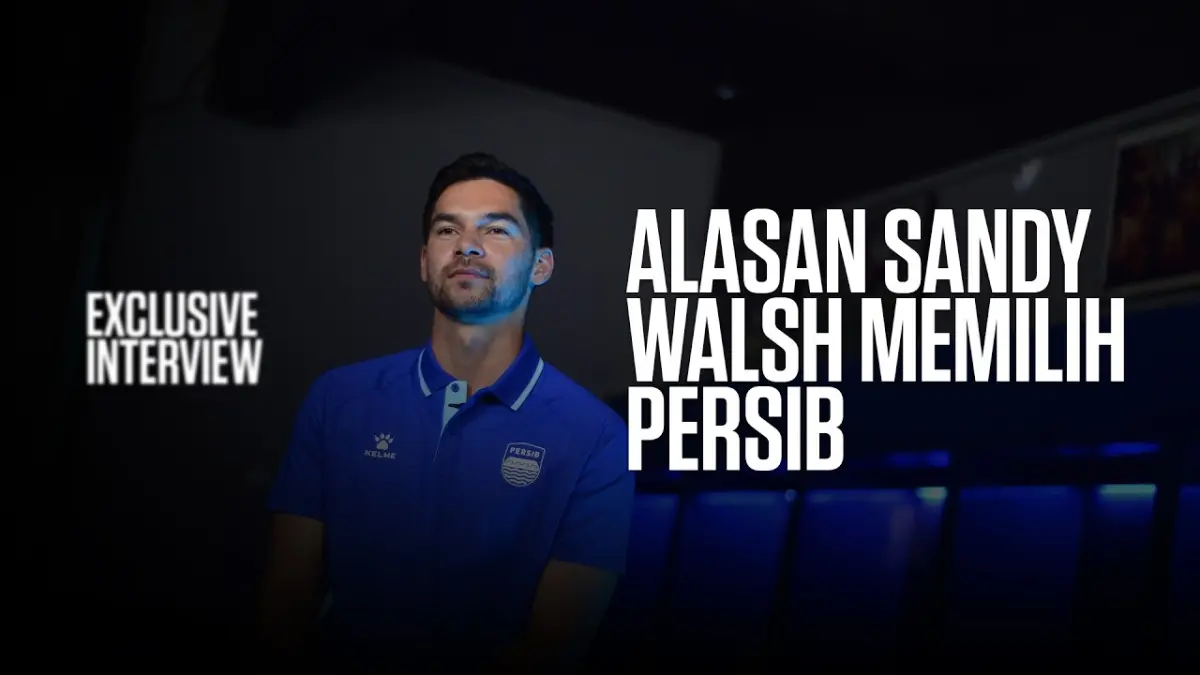 Sandy Walsh resmi ke Persib Bandung pada bursa transfer Liga Indonesia 2026. Pilih nomor 6 dan siap bawa Pangeran Biru berprestasi di Asia bersama Pelatih Igor!