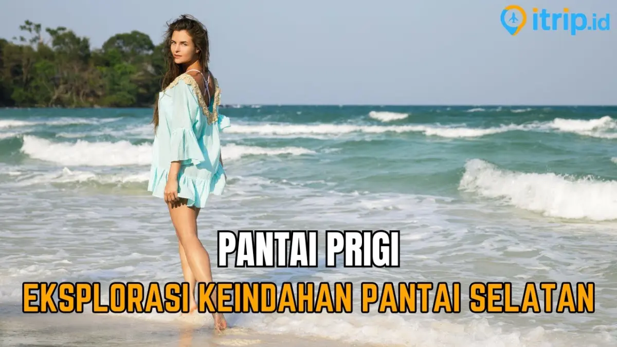 Pantai Prigi Trenggalek menawarkan air laut jernih, snorkeling, motor trail, kawasan nelayan, serta fasilitas wisata lengkap di pesisir Jawa Timur. (Youtube. com)