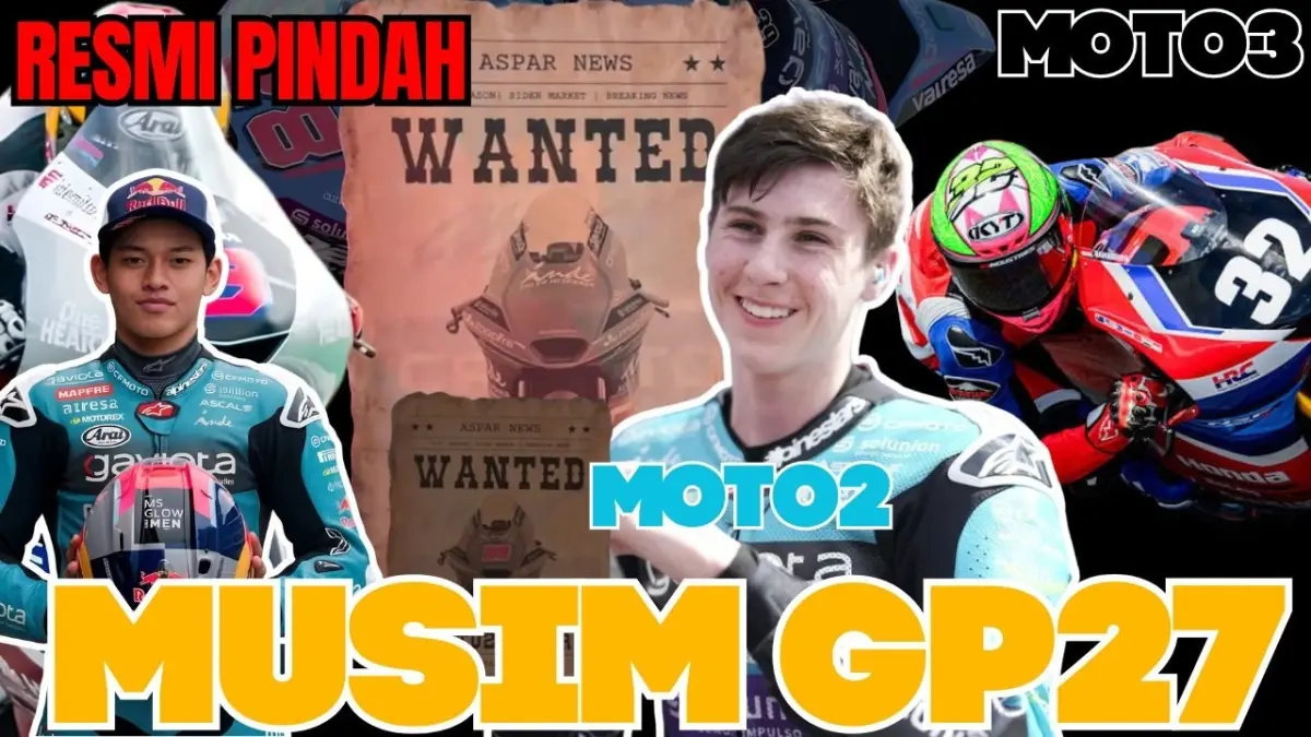 Bursa Transfer Moto3 2027 memanas usai Maximo Quiles promosi ke Moto2. Simak spekulasi nasib pembalap Indonesia Veda Ega Pratama dan Kiandra Ramadipa.