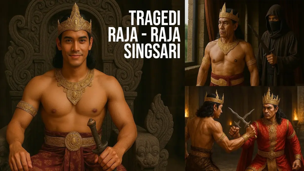 Jejak raja-raja Kerajaan Singasari dari Ken Arok hingga Kertanegara memperlihatkan kisah ambisi, perebutan takhta, dan puncak kejayaan. (Youtube. com)