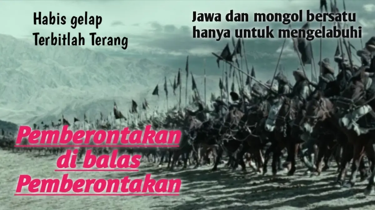Runtuhnya Kerajaan Singasari pada 1292 Masehi menjadi awal berdirinya Majapahit. Simak peran Raden Wijaya, Jayakatwang, dan pasukan Mongol. (Youtube. com)