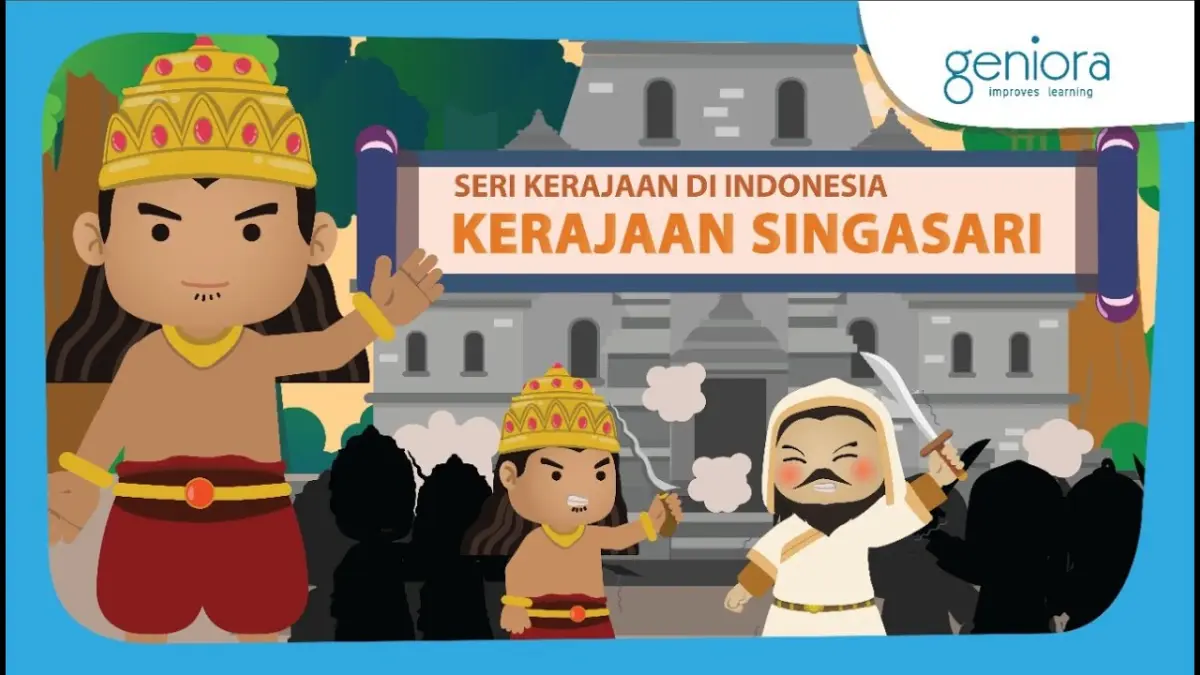 Sejarah Kerajaan Singasari dari berdiri pada 1222 Masehi hingga runtuh pada 1292, termasuk kejayaan Kertanegara dan awal berdirinya Majapahit. (Youtube. com)