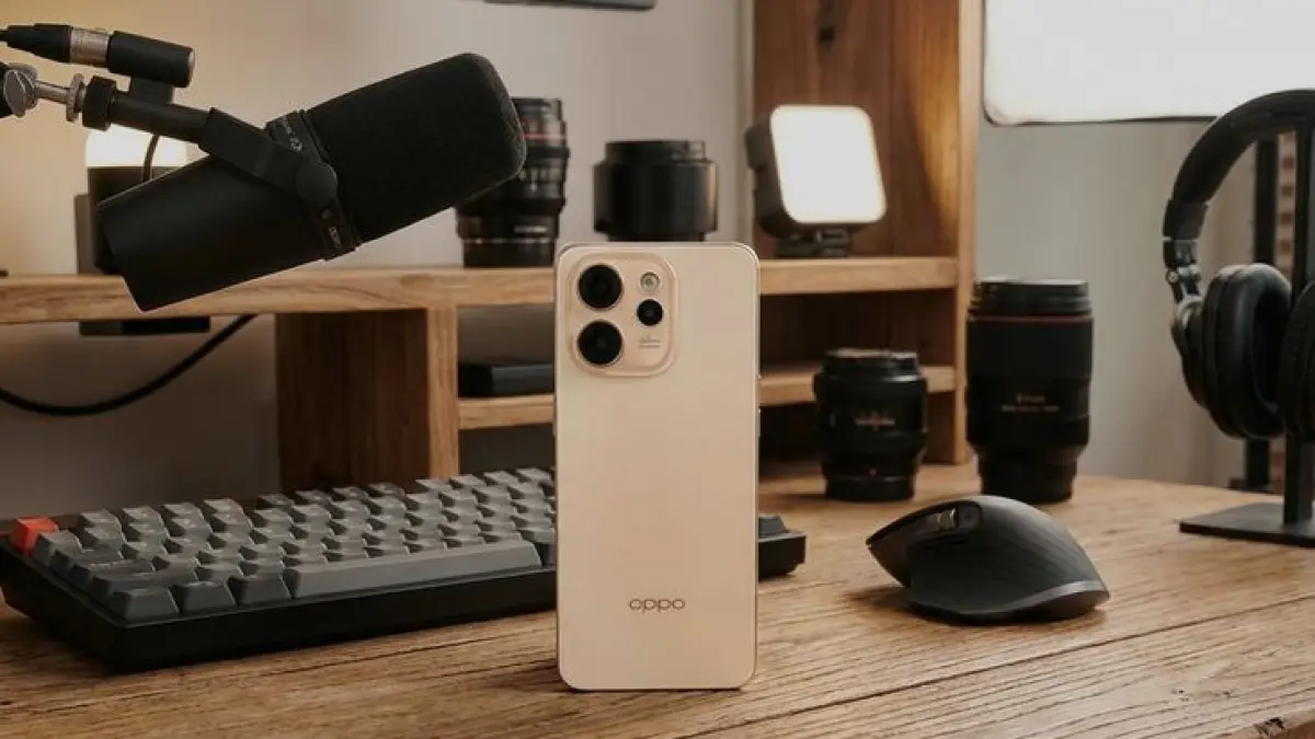Oppo Reno 15 Pro Max 5G hadir dengan kamera 200 MP, semua kamera rekam 4K60, baterai 6.500 mAh, Dimensity 8450, dan ColorOS 16 (Pinterest).
