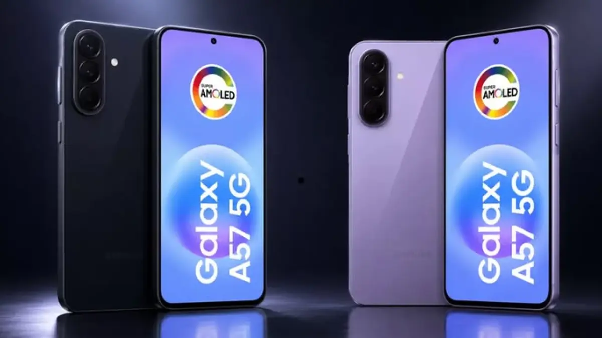Review Samsung Galaxy A57 menunjukkan peningkatan desain yang signifikan, tetapi performa, kamera, dan baterai dinilai masih mirip Galaxy A56 (Pinterest).