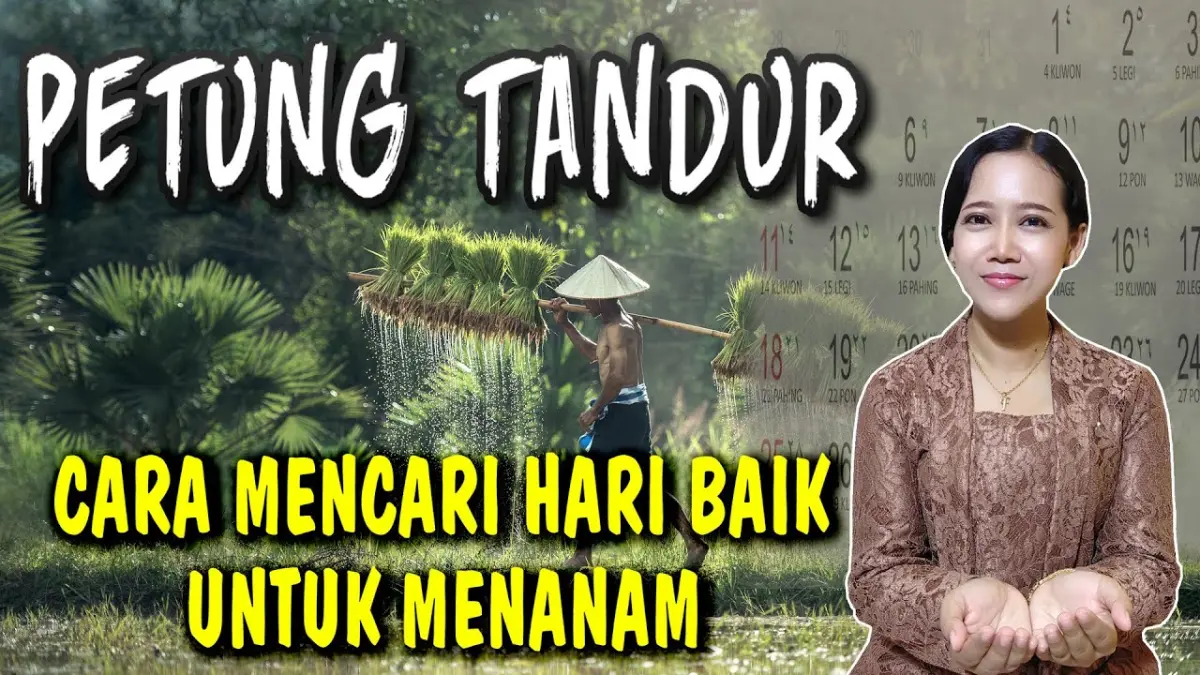 Cara mencari hari baik untuk menanam tanaman memakai rumus neptu Jawa kuno. Hindari hari naas dan hari geblak orang tua agar hasil panen memuaskan.