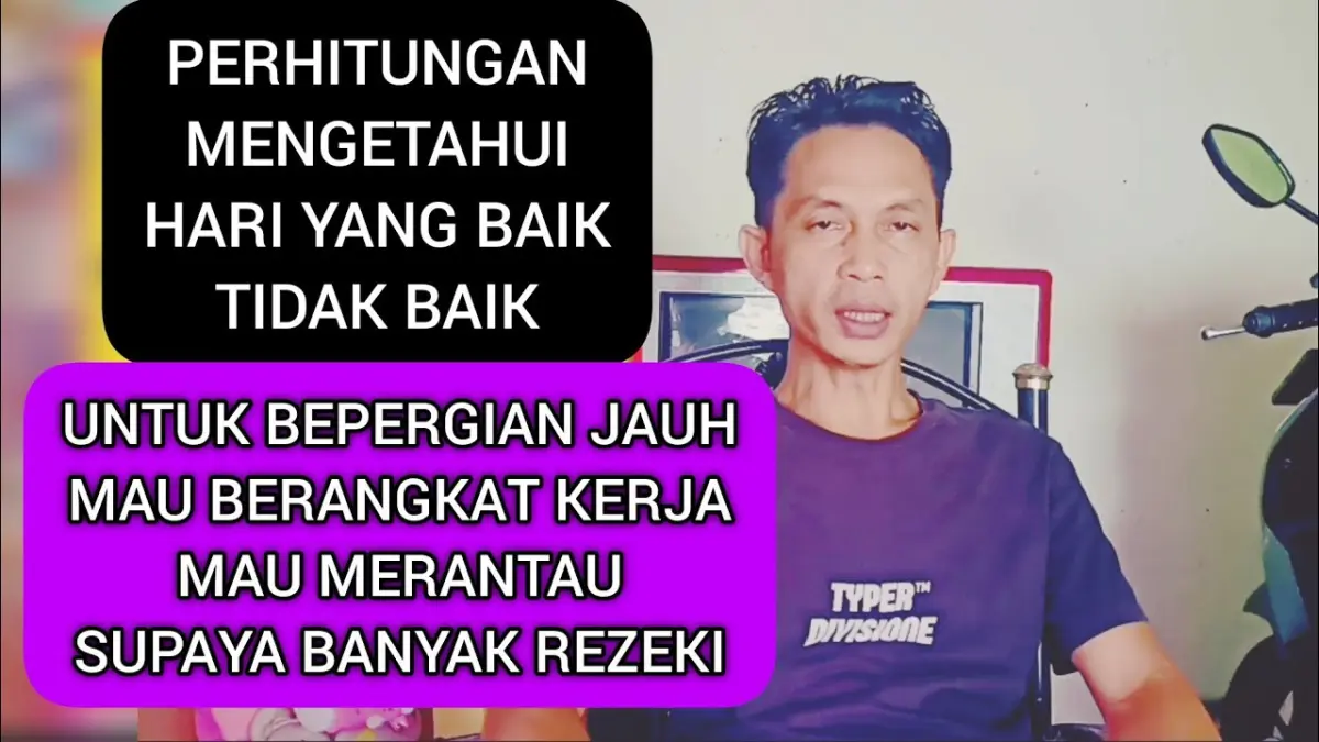 Cara menghitung hari baik bepergian menurut Primbon Jawa menggunakan nilai hari dan pasaran untuk menentukan Tibo Ratu, Tibo Gajah, hingga Tibo Suku. (Youtube. com)