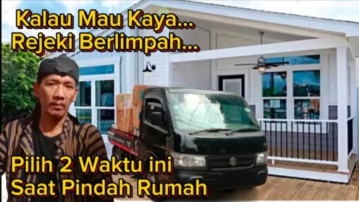 Cara menghitung hari baik pindah rumah menurut Primbon Jawa menggunakan neptu hari, pasaran, weton, dan posisi Naga Bulan sebagai acuan. (Youtube. com)