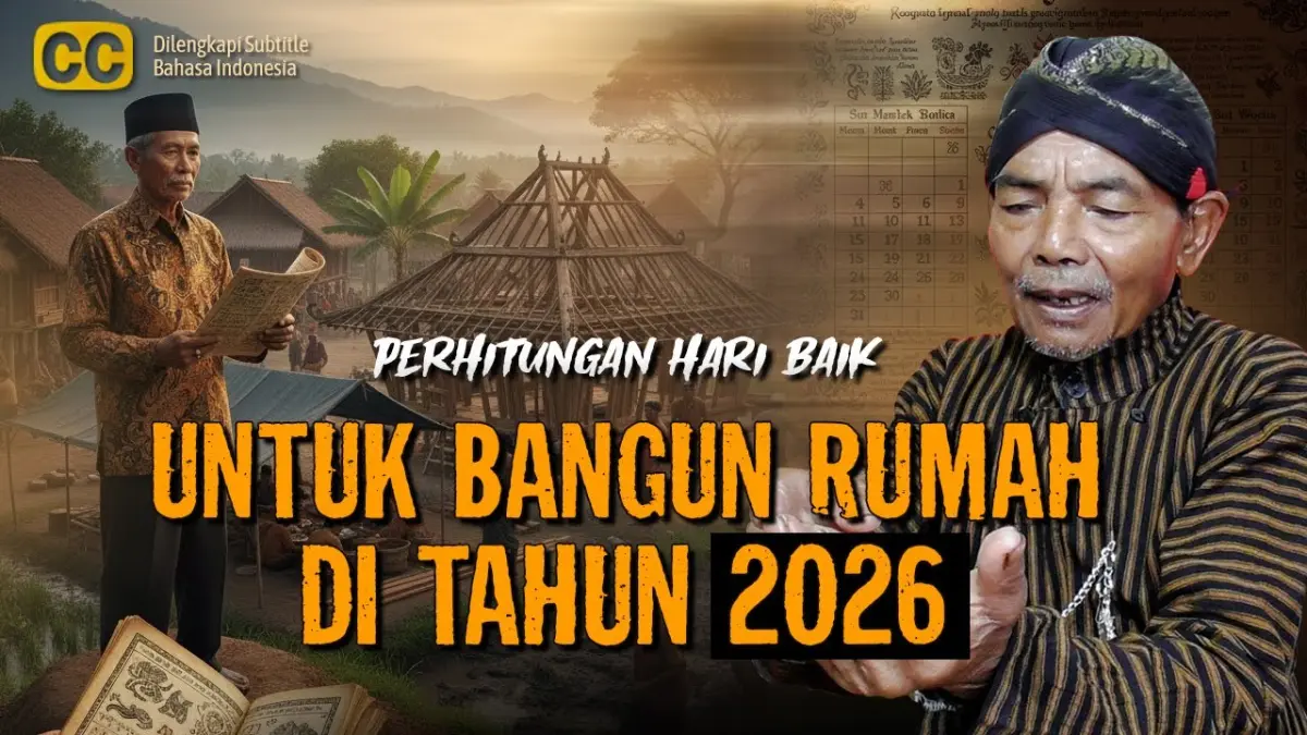 Hari baik membangun rumah menurut Primbon Jawa 2026 meliputi bulan, hari, Selasa Legi, hingga jam peletakan batu pertama yang dianggap istimewa. (Youtube. com)
