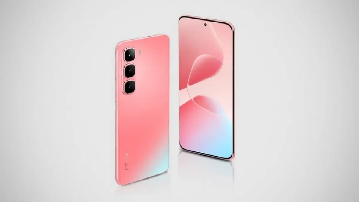 Infinix Hot 60 Pro hadir di harga Rp2 jutaan dengan bodi tipis 6,6 mm, layar AMOLED 1,5K 144Hz, baterai 5.160 mAh, dan chipset Helio G200 (Pinterest).