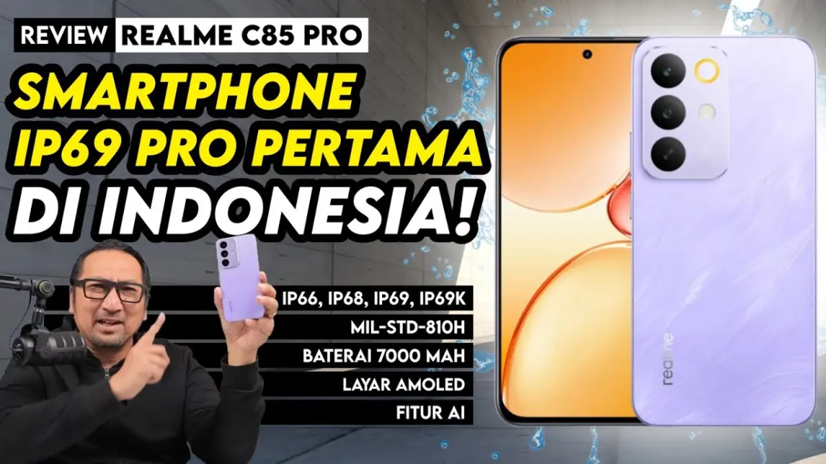  Realme C85 Pro resmi meluncur bawa inovasi bodi tangguh bersertifikat militer dan fitur IP69 Pro pertama di dunia untuk segmen pekerja luar ruangan.