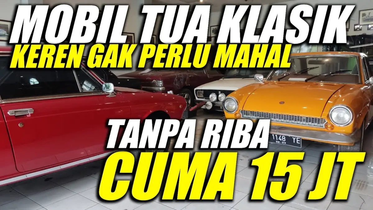 Wahana Retro Tasikmalaya menjual mobil klasik mulai Rp15 juta dan melayani restorasi total, dari Toyota Corona hingga Mazda Capella. (Youtube. com)