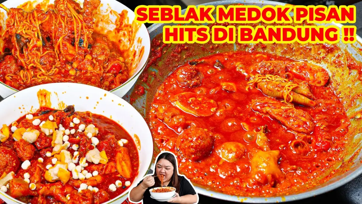 Seblak Mama Saleh Bandung viral di TikTok dengan konsep prasmanan, 80 pilihan topping, dan penjualan hingga 500 porsi sehari (Pinterest).