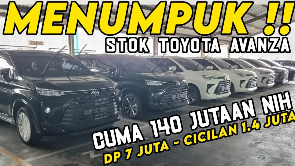 Toyota Avanza 2026 mendapat promo Juli dengan DP mulai Rp10 juta, cicilan mulai Rp1 jutaan, diskon menarik, dan unit siap dikirim ke seluruh Indonesia. (Youtube. com)