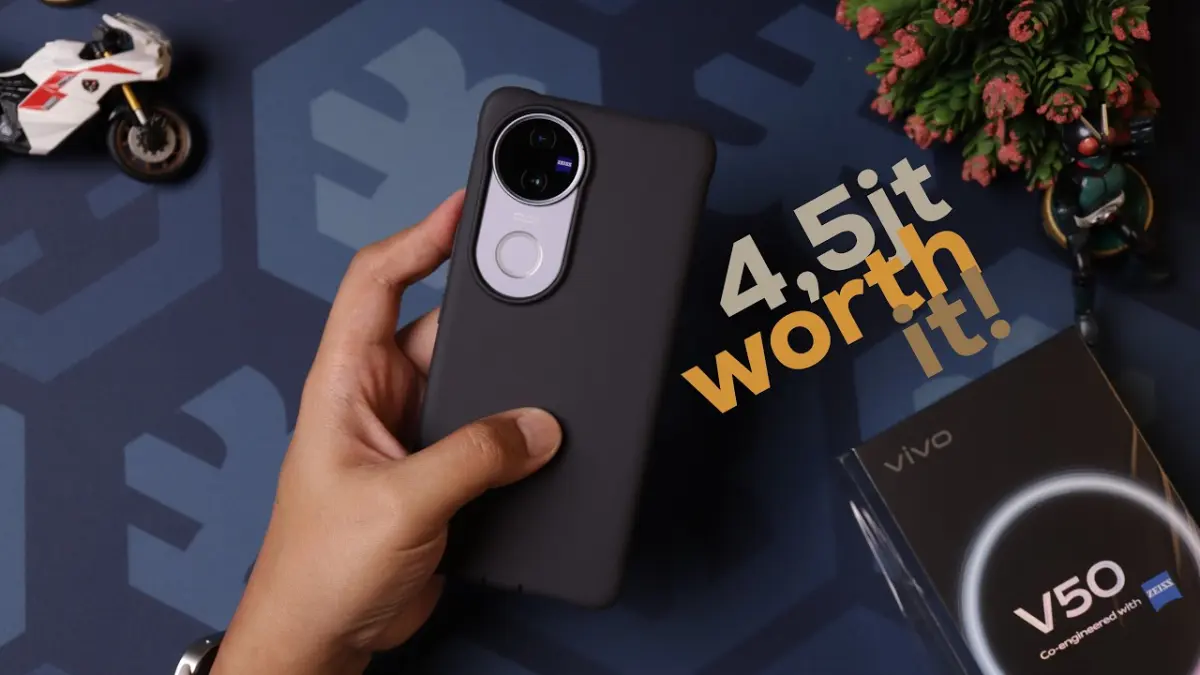 Harga Vivo V50 turun hingga Rp4,4 jutaan. Simak spesifikasi, fitur OriginOS 6, kamera 50 MP ZEISS, dan alasan HP ini masih layak dibeli pada 2026. (Youtube. com)