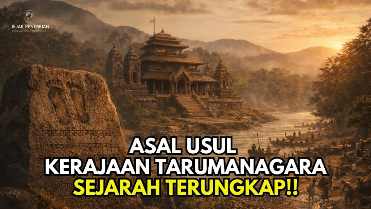 Mengulas sejarah Kerajaan Tarumanegara dari kejayaan Raja Purnawarman, penemuan Prasasti Tugu, hingga saluran air Gomati di Jawa Barat.