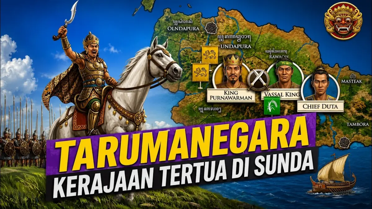 Mengulas sejarah Kerajaan Tarumanegara dari pendirian oleh Jayasingawarman, kejayaan Raja Purnawarman, hingga peninggalan Prasasti Tugu.