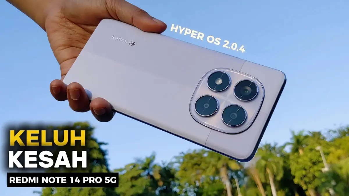 Redmi Note 14 Pro 5G turun ke Rp3,6 jutaan. Simak review HyperOS 2.0, performa gaming, kamera 200 MP, baterai, serta kelebihan dan kekurangannya. (Youtube. com)