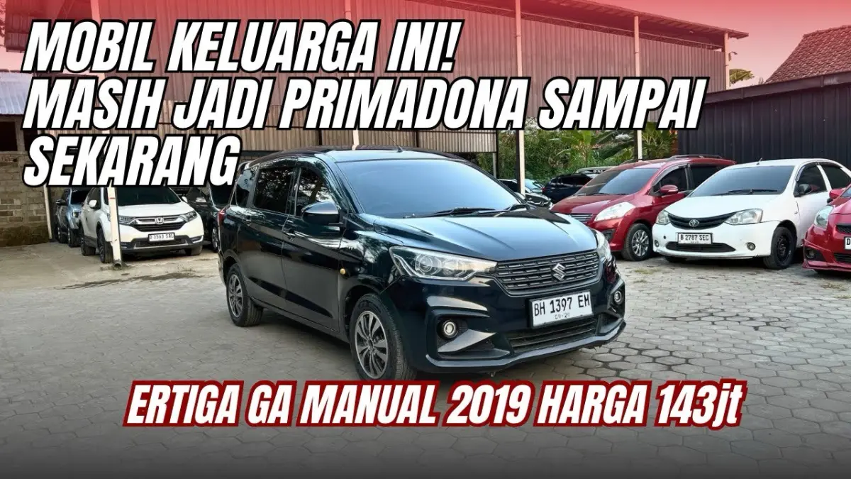 Suzuki Ertiga GL 2019 dijual Rp143 juta di GARASI NAP. Pajak hidup, kilometer 50 ribu, bisa cabut berkas gratis dan tersedia cash tempo tanpa bunga. (Youtube. com)
