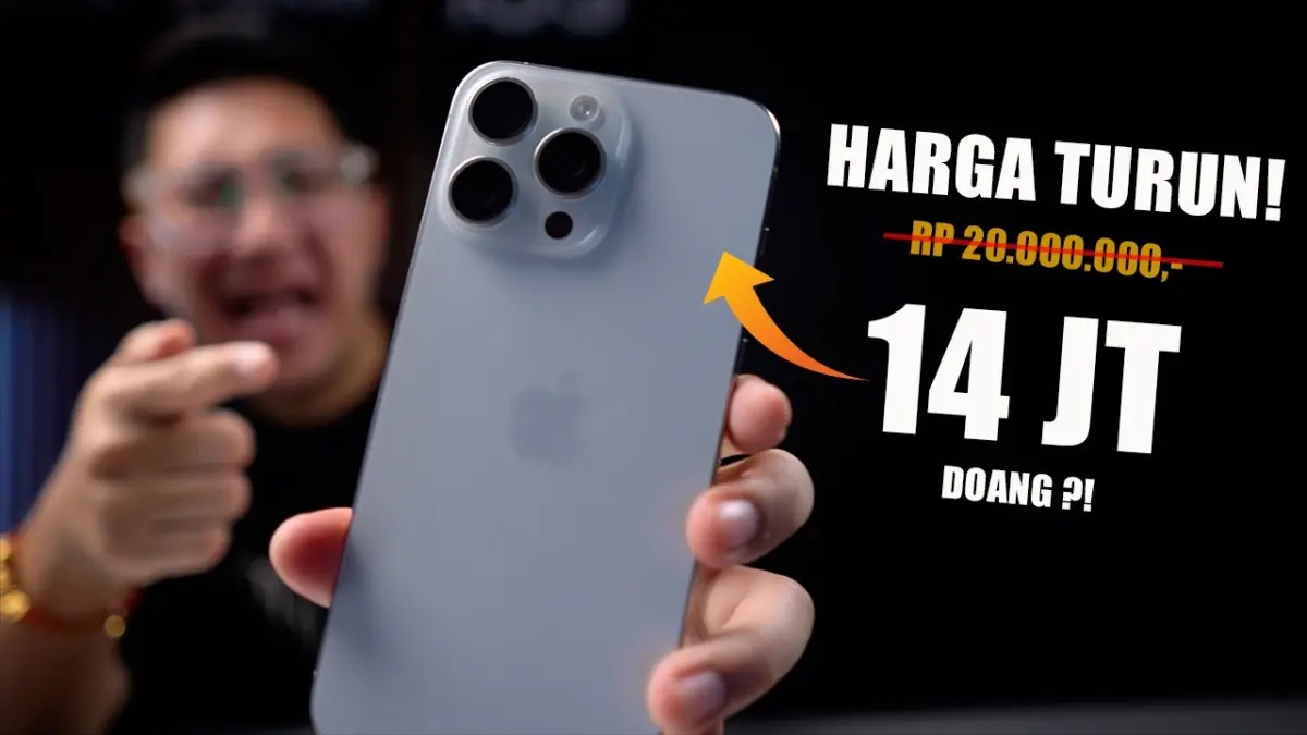 iPhone 15 Pro Max masih worth it dibeli pada 2026. Simak kelebihan, kekurangan, performa, kamera, baterai, dan harga bekas terbarunya. (Youtube. com)