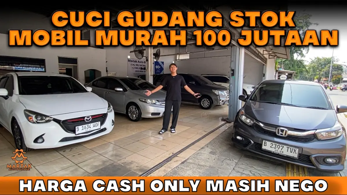 Temukan stok mobil bekas 100 jutaan di Mart Autobic Jakarta Timur. Tersedia Honda Brio, Honda City, dan Mazda 2 bergaransi bebas banjir dan tabrak!