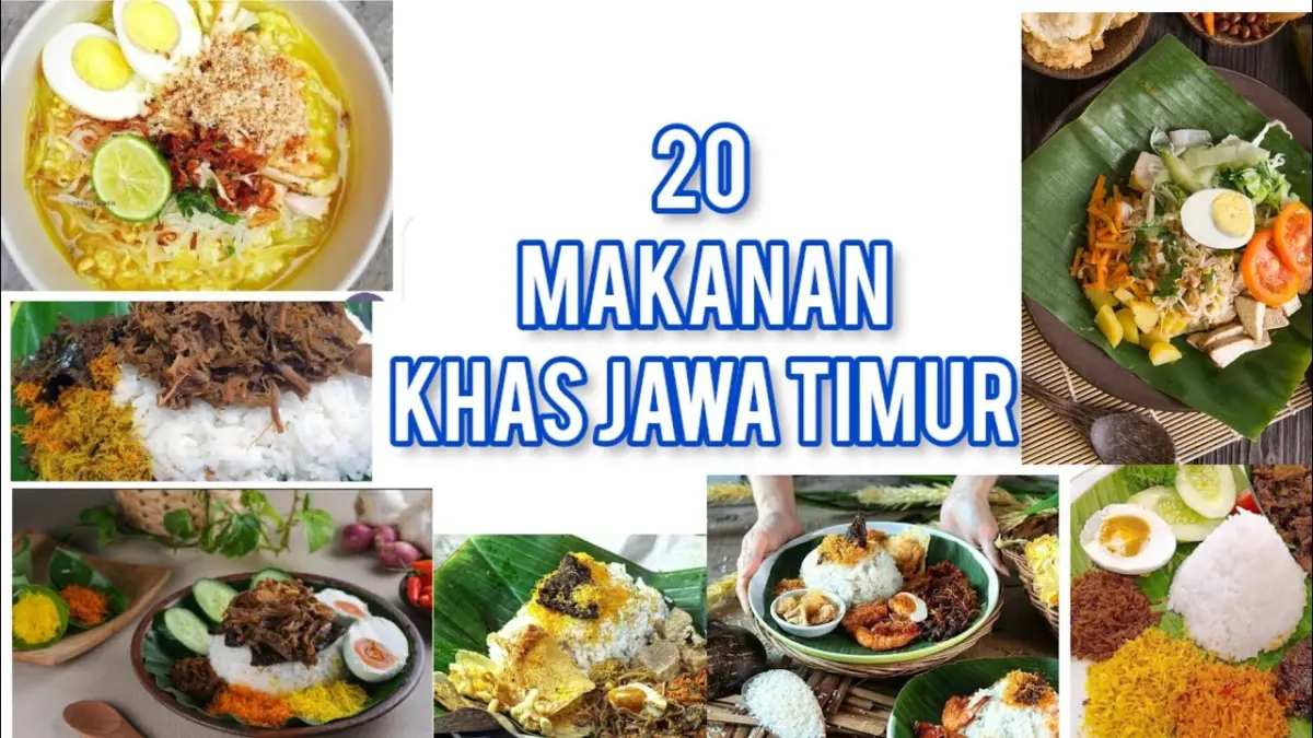 20 makanan khas Jawa Timur wajib dicoba, mulai Soto Lamongan, Rawon, Bakso Malang, Rujak Cingur hingga Nasi Serpang Madura.