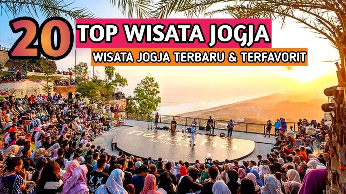 Cek tempat wisata terbaru di Jogja 2026 yang paling viral dan hits! Lengkap dengan harga tiket masuk, jam buka, hingga lokasi rekreasi liburan keluarga.