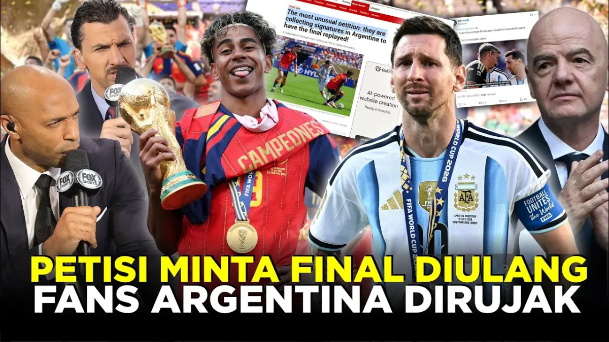 Final Piala Dunia 2026 Argentina vs Spanyol menghadirkan duel sengit Messi dan Lamine Yamal. Simak statistik, rekor, dan perjalanannya di sini!