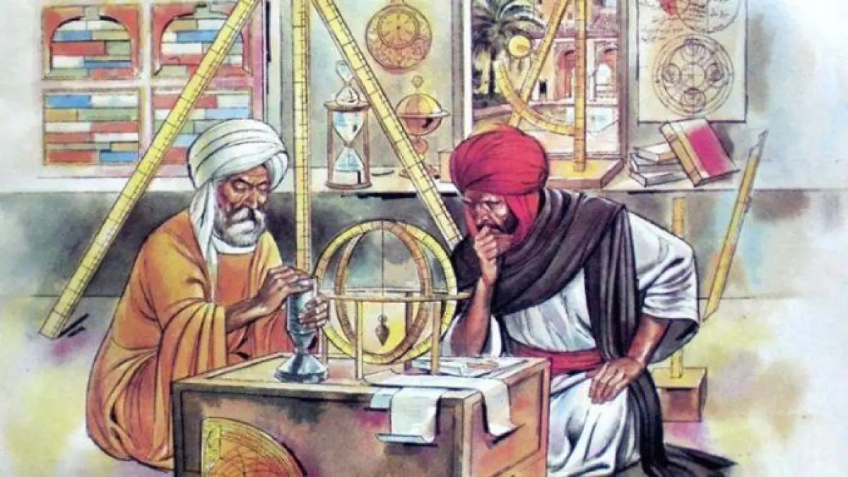 House of Wisdom menjadi pusat ilmu pengetahuan dunia pada Masa Keemasan Islam berkat keterbukaan terhadap ilmu dari berbagai etnis dan agama (Pinterest).