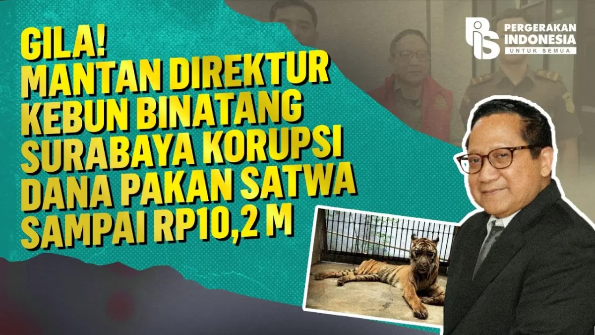 Korupsi Kebun Binatang Surabaya Rp10 M meledak. Ex Dirut Khairul Anam ditangkap Kejati Jatim usai buat LPJ pakan fiktif dan rangkap jabatan!
