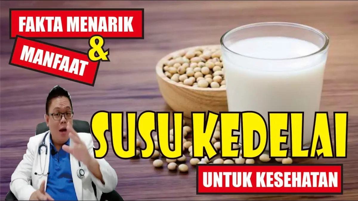 Susu kedelai kaya manfaat: Bebas laktosa, bebas kolesterol, kaya protein nabati & isoflavon. Cek porsi aman konsumsi harian menurut dr. Feri Juliawan di sini!
