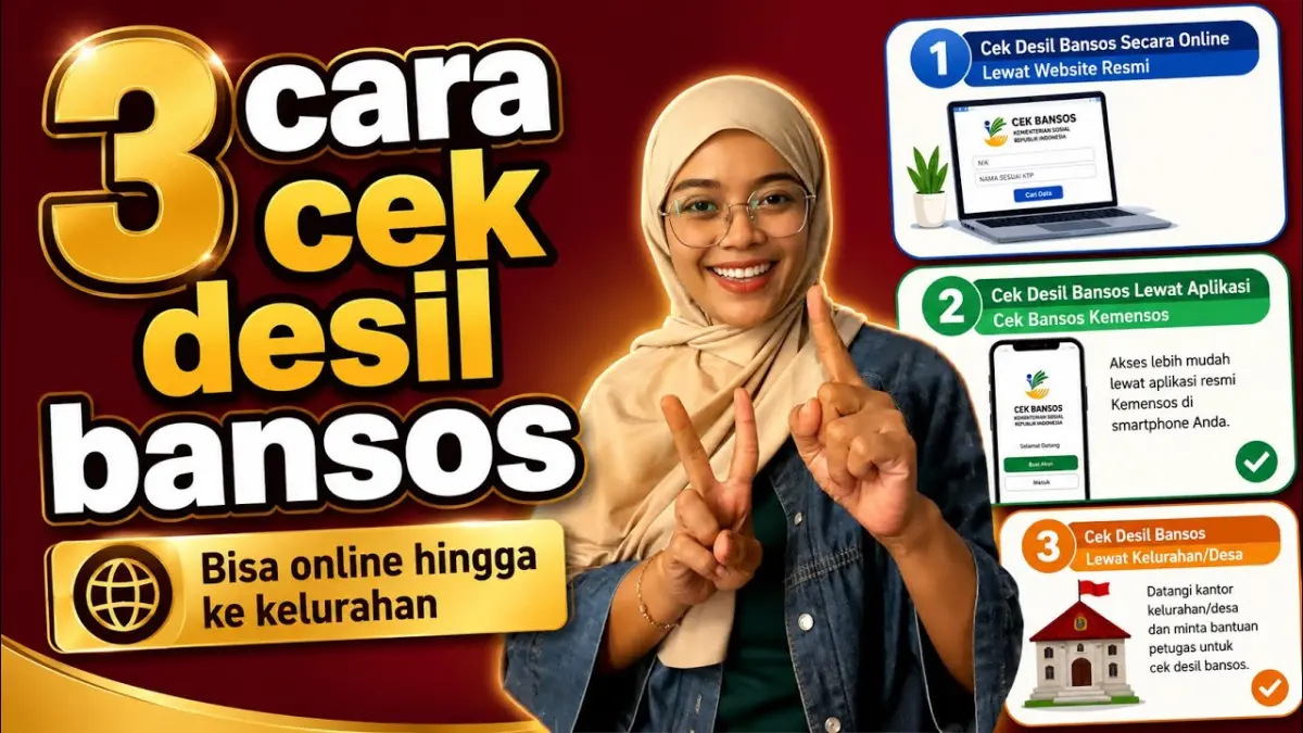 Cara Cek Desil Bansos online & offline resmi Kemensos! Ketahui tingkatan desil KPM serta panduan cara mengajukan penurunan desil tanggal 1-10 tiap bulan di sini.