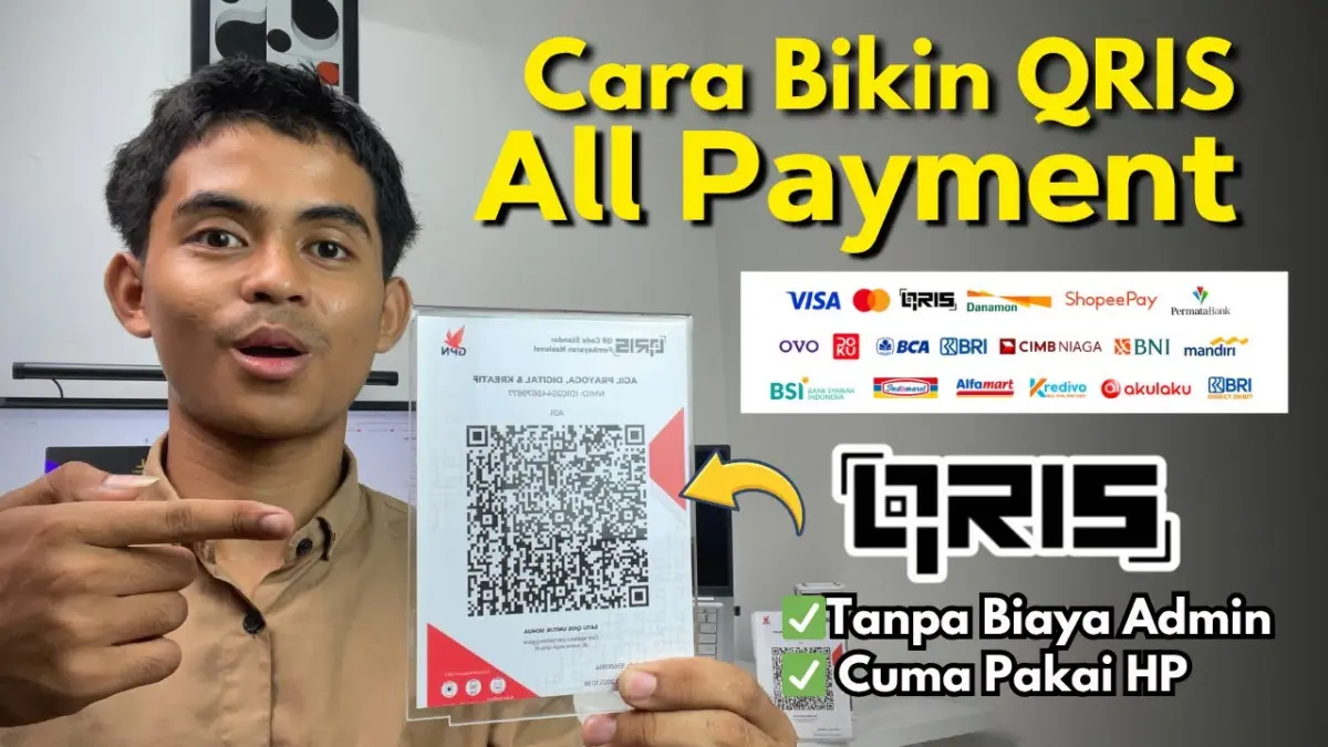 Cara Membuat QRIS Usaha gratis cuma modal HP! Simak panduan pendaftaran mudah di GoPay Merchant agar warung dan toko siap terima pembayaran digital.