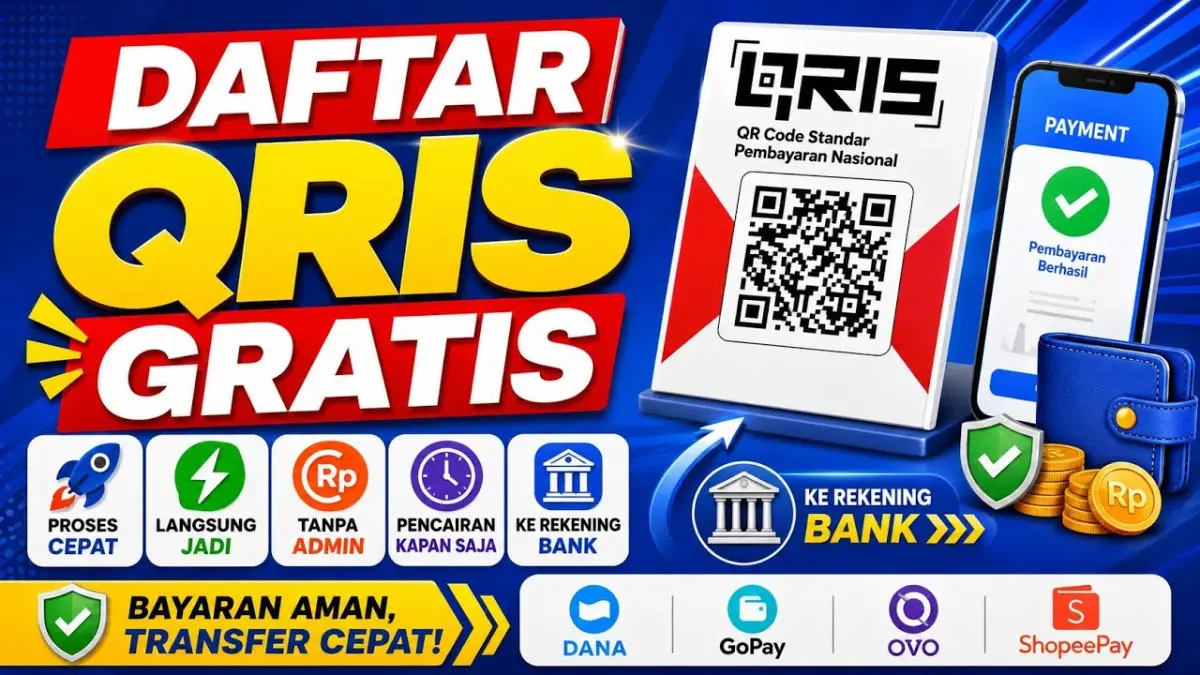 Cara Membuat QRIS Usaha gratis tanpa toko fisik cuma modal HP! Simak panduan pendaftaran mudah di aplikasi GoPay Merchant agar transaksi usaha makin praktis.